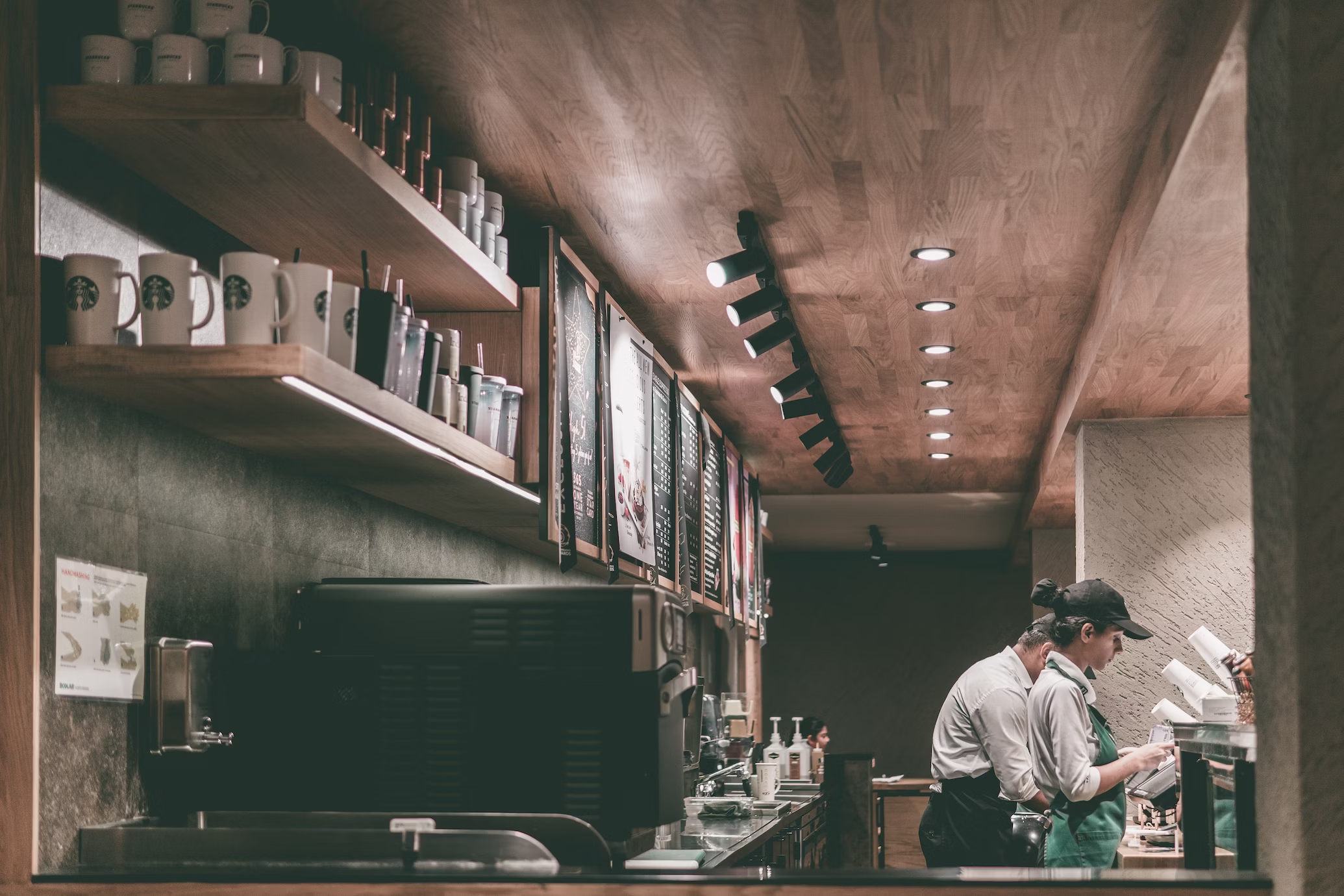 スターバックスの店内